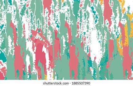 Rainbow boho tie dye mottled linen texture background. Seamless tropical vibrant 80s style fabric effect pattern. For retro hippy fashion, vintage colorful ombre home decor allover print.