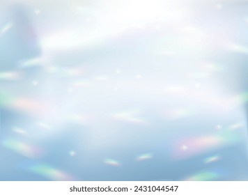 Fondo abstracto bokeh del arco iris. Ilustración vectorial. Malla de degradado.