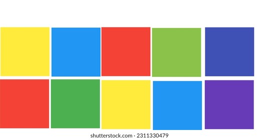 rainbow box colorful vector illustration