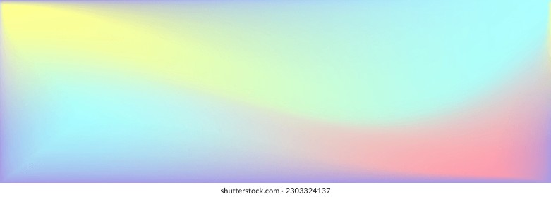 Rainbow Bright Fluid Sky Vivid Farbverlauf Hintergrund. Pastellfarbener mehrfarbiger Wavy-Sunset-unscharfer Hintergrund. Sonnenaufgang Licht kurven dynamische unscharfe Textur. Farbige, lebendige Flüssig-Wasser-Farbmesh.