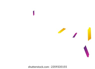 Rainbow Brush Festive Vector White Background. Celebrate Shavings Backdrop. Celebration Dust Wallpaper. Color Smear Top Card.