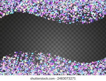 Rainbow Burst. Modern Design. Iridescent Sparkle. Disco Surprise Illustration. Light Concept. Purple Glare Background. Cristal Dust. Hologram Paper. Pink Rainbow Burst