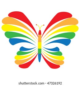 Rainbow Butterfly