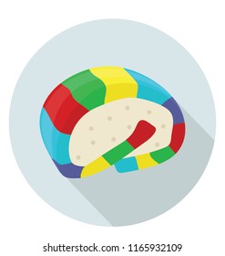 
Rainbow candy in soft jelly like pattern called marshmallow 
