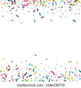Rainbow Celebrate Splash Invitation. Rain Card. Shine Carnival Banner. Color Carnaval Invitation.