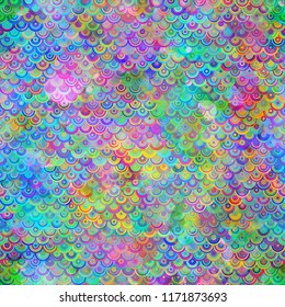 Rainbow chain mail. Seamless texture. Abstract vector background for web page, banners backdrop, fabric, home decor, wrapping - Powered by Shutterstock - Get 15% off with code: PIKWIZARD15