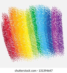 rainbow chalk background