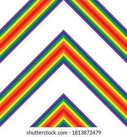 Color del arcoiris diagonal rayado fondo de patrón sin soldadura adecuado para textiles de moda, gráficos