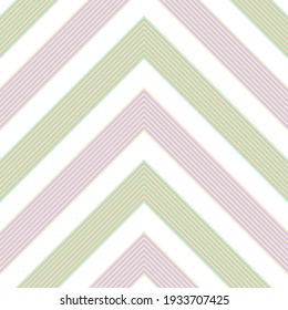 Rainbow Chevron diagonal striped seamless pattern background suitable for fashion textiles, graphics