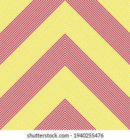 Rainbow Chevron diagonal striped seamless pattern background suitable for fashion textiles, graphics