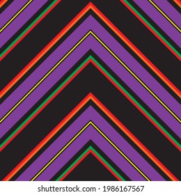Color del arcoiris diagonal rayado fondo de patrón sin soldadura adecuado para textiles de moda, gráficos