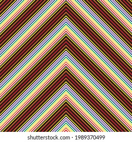 Color del arcoiris diagonal rayado fondo de patrón sin soldadura adecuado para textiles de moda, gráficos
