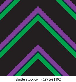 Rainbow Chevron diagonal striped seamless pattern background suitable for fashion textiles, graphics