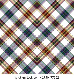 Rainbow Chevron Plaid Tartan textured Seamless pattern design suitable for fashion textiles and graphics