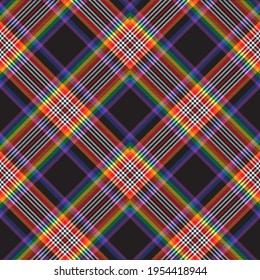 Rainbow Chevron Plaid Tartan textured Seamless pattern design suitable for fashion textiles and graphics