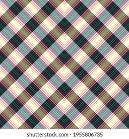 Rainbow Chevron Plaid Tartan textured Seamless pattern design suitable for fashion textiles and graphics