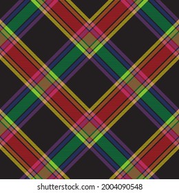 Rainbow Chevron Plaid Tartan textured Seamless pattern design suitable for fashion textiles and graphics