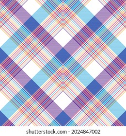 Rainbow Chevron Plaid Tartan textured Seamless pattern design suitable for fashion textiles and graphics