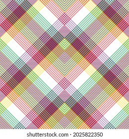 Rainbow Chevron Plaid Tartan textured Seamless pattern design suitable for fashion textiles and graphics