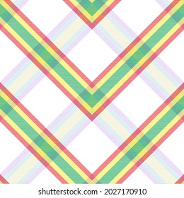 Rainbow Chevron Plaid Tartan textured Seamless pattern design suitable for fashion textiles and graphics