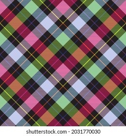 Rainbow Chevron Plaid Tartan textured Seamless pattern design suitable for fashion textiles and graphics