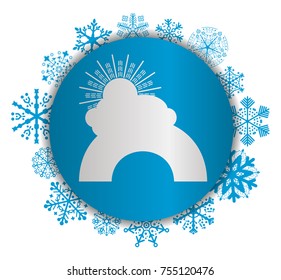 rainbow christmas icon