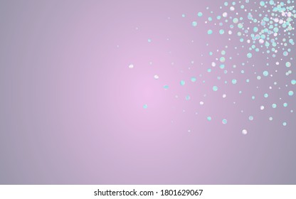 Rainbow Circle Abstract Blue Background. Unicorn Invitation Shine Design. Decoration Banner. Magic FallingFestive Card.
