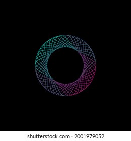 circulo arco iris nuevo diseño fresco