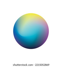 Rainbow Circle Design Vector Creative