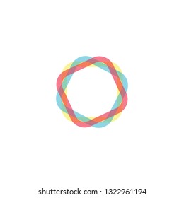 Rainbow circle logotype