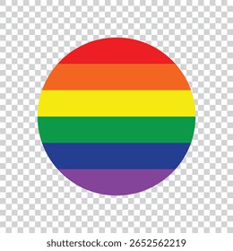 Projeto Rainbow Circle Pride Flag.