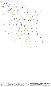 Rainbow Circle Transparent Vector White Background. FallingFestive Polka Postcard. Invitation Dot Wallpaper. Celebrate Splash Festival Pattern.