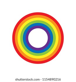 Rainbow Circle Vector Illustration