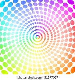 Rainbow Circles - vector illustration
