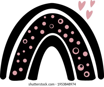 Rainbow clip art, Rainbow digital, Modern Rainbow, Baby clip art