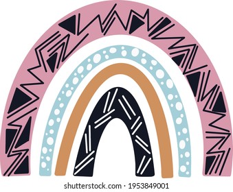 Rainbow clip art, Rainbow digital, Modern Rainbow, Baby clip art