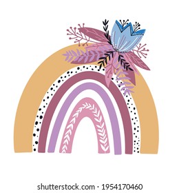 Rainbow clip art, Rainbow digital, Modern Rainbow, Baby clip art
