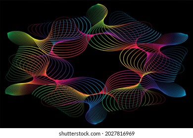 Rainbow clolor Line pattern.Rainbow color line EPS 10 high resolution illustration vetor abstract pattrn background.