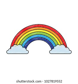 rainbow clouds magic fantasy sweet decoration