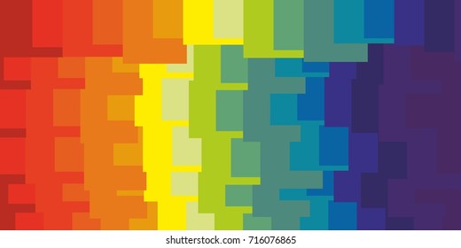 rainbow color abstract geometric pattern texture background vector