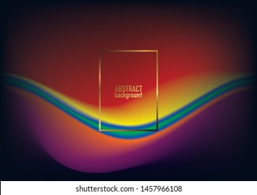 Rainbow Color Abstract Gradient Background and Wallpaper, Vector EPS 10