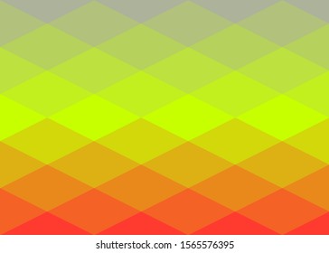 Rainbow Color Abstract trianglify Generative Art background illustration