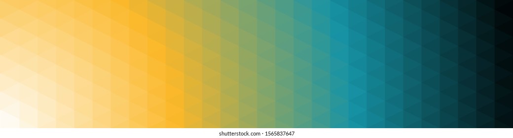 Rainbow Color Abstract trianglify Generative Art background illustration