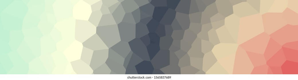 Rainbow Color Abstract trianglify Generative Art background illustration