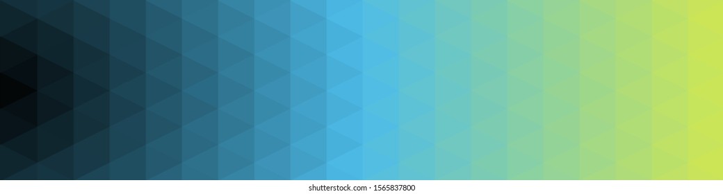 Rainbow Color Abstract trianglify Generative Art background illustration