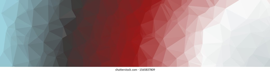 Rainbow Color Abstract trianglify Generative Art background illustration