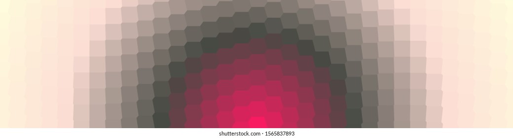 Rainbow Color Abstract trianglify Generative Art background illustration