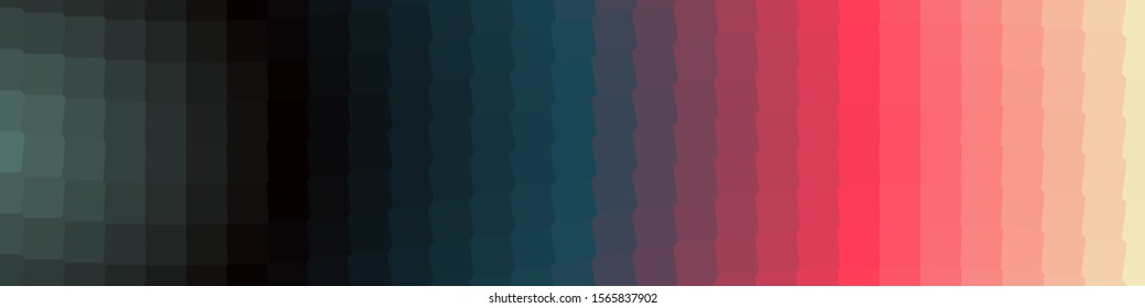 Rainbow Color Abstract trianglify Generative Art background illustration