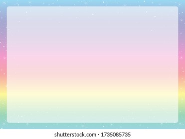rainbow color background and copy space, vector