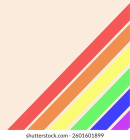 rainbow color background design illustration